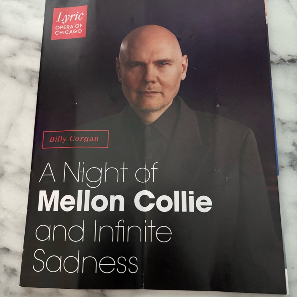 SMASHING PUMPKINS BILLY CORGAN MELLON COLLIE LYRIC OPERA OF CHICAGO PROGRAM 2025